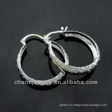 Wholesale Christmas gift 925 Sterling silver Hoop Earrings ESA-028